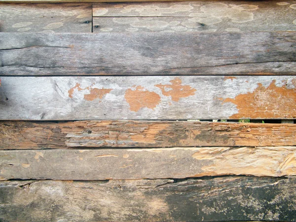 Старая деревянная стена . — стоковое фото