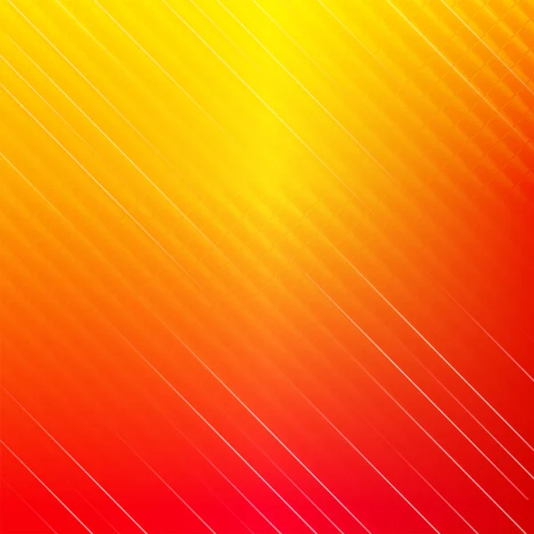 赤と黄色の正方形の対角線の背景. — ストックベクタ