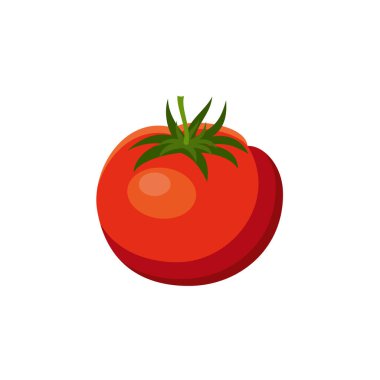 Beyaz arkaplanda domates