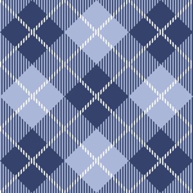 Tartan sorunsuz vektör desen mavi-sarı renklerde