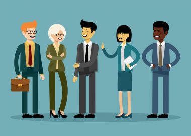 Uluslararası iş takım, Ofis çalışanları