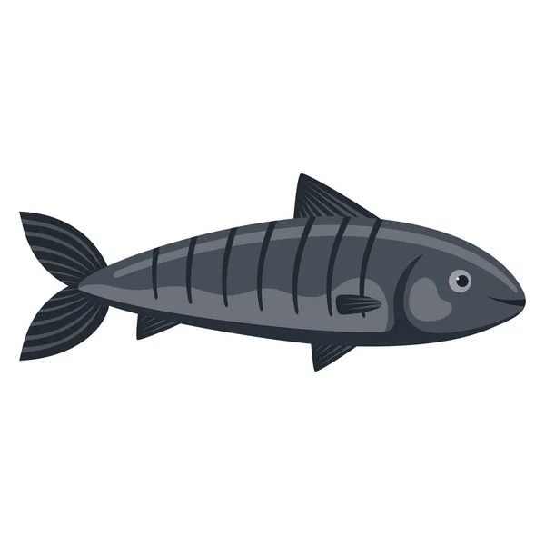 白底鱼 — 图库矢量图片
