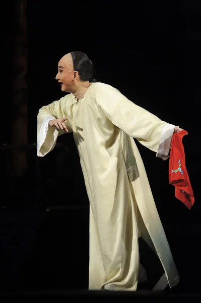 中国传统戏曲演员与舞台表演服装 — 图库照片