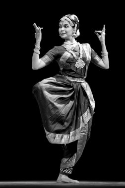 Hint bharatanatyam dansçı