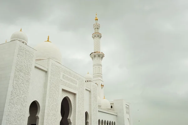 Grand Mosque with white marble — Stock Photo, Image