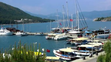 İçmeler bağlantı noktası üzerinden muhteşem manzarası