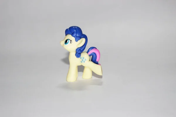 Toy pony on the isolated white background — Stock Photo, Image