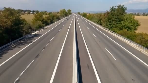 Auto in autostrada time lapse — Video Stock