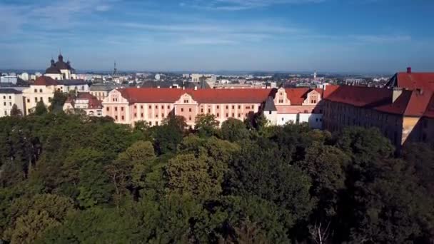 Panorama starého města Olomouc, Česká republika.