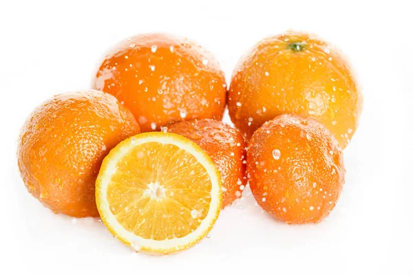 Naranjas frescas maduras — Foto de Stock