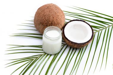 organic coconut oil clipart