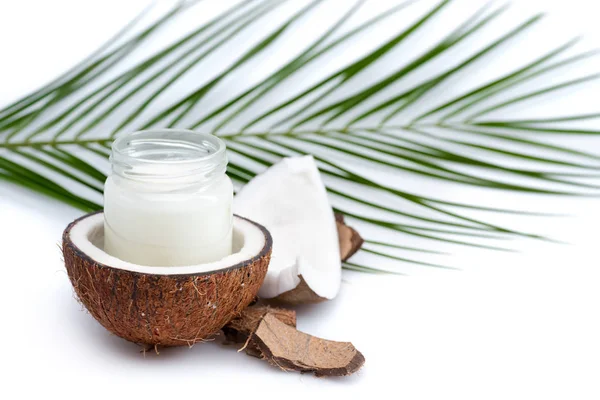 Organic coconut oil — Stock Photo, Image