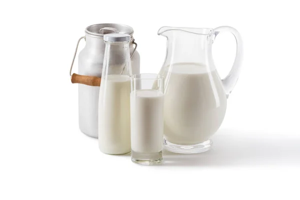 Verse melk in glas — Stockfoto