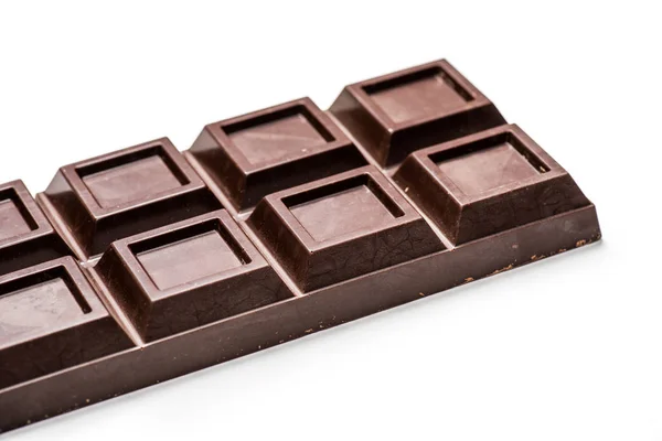 Barra de chocolate amargo — Fotografia de Stock