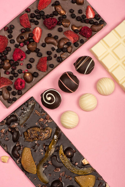 chocolate bars and candies 