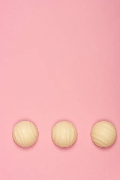 White chocolate candies — Stock Photo, Image