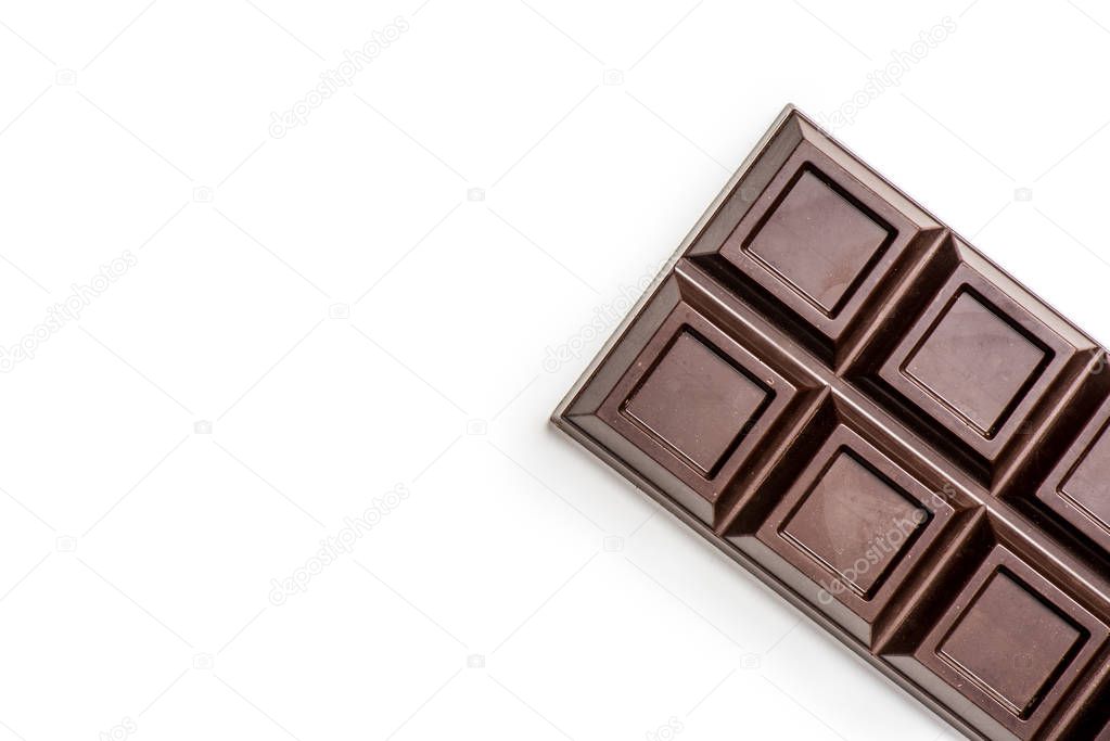 bitter chocolate bar