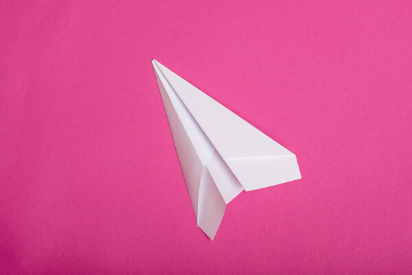 White paper plane 