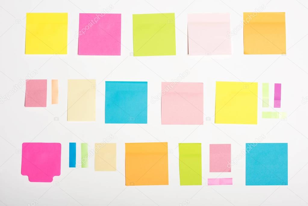 colorful sticky notes