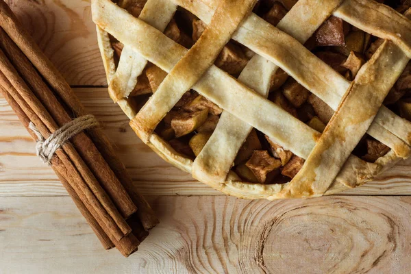 Tarte aux pommes maison — Photo