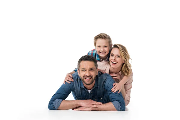 Familie verbringt Zeit miteinander — Stockfoto