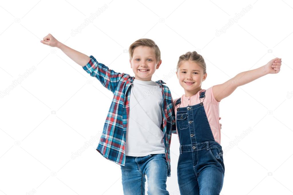 Adorable happy kids 