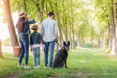 family spending time together clipart