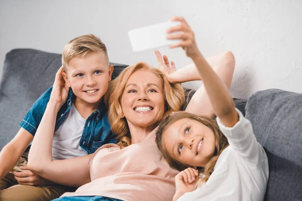 Selfie machen — Stockfoto