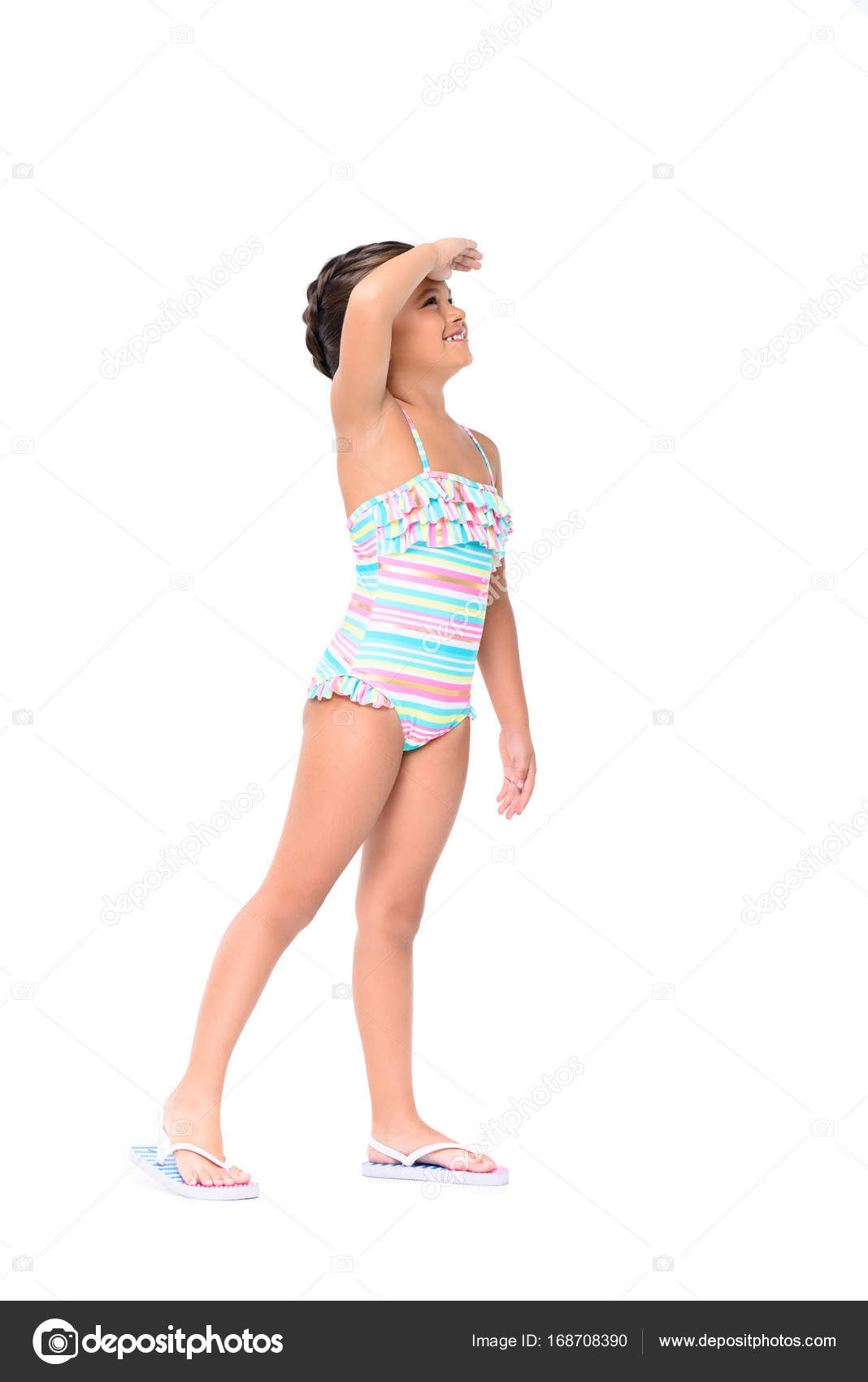 child in swimsuit