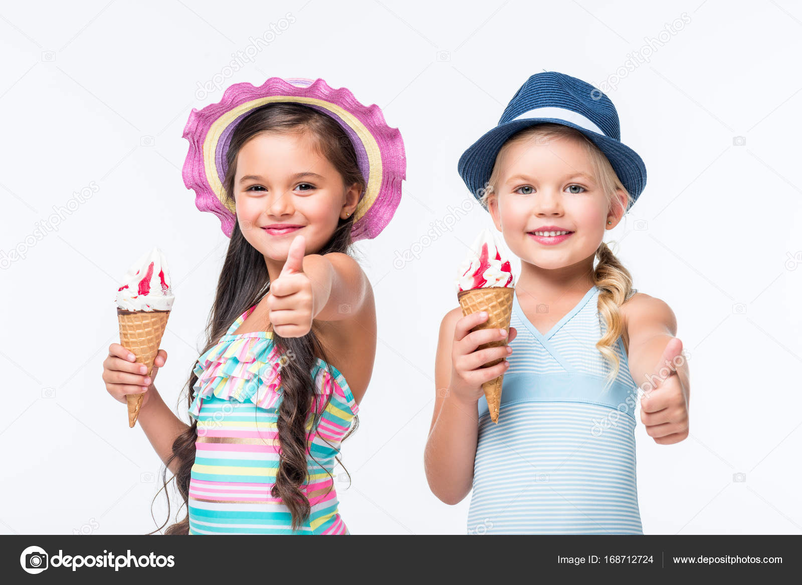 kids in swimwear