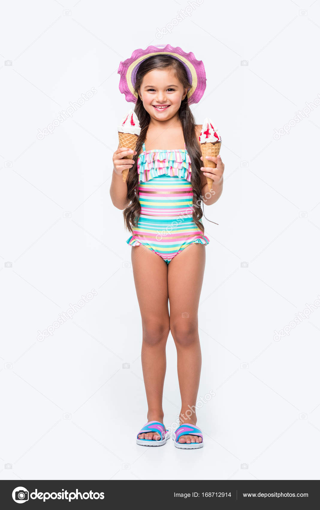 child in swimsuit