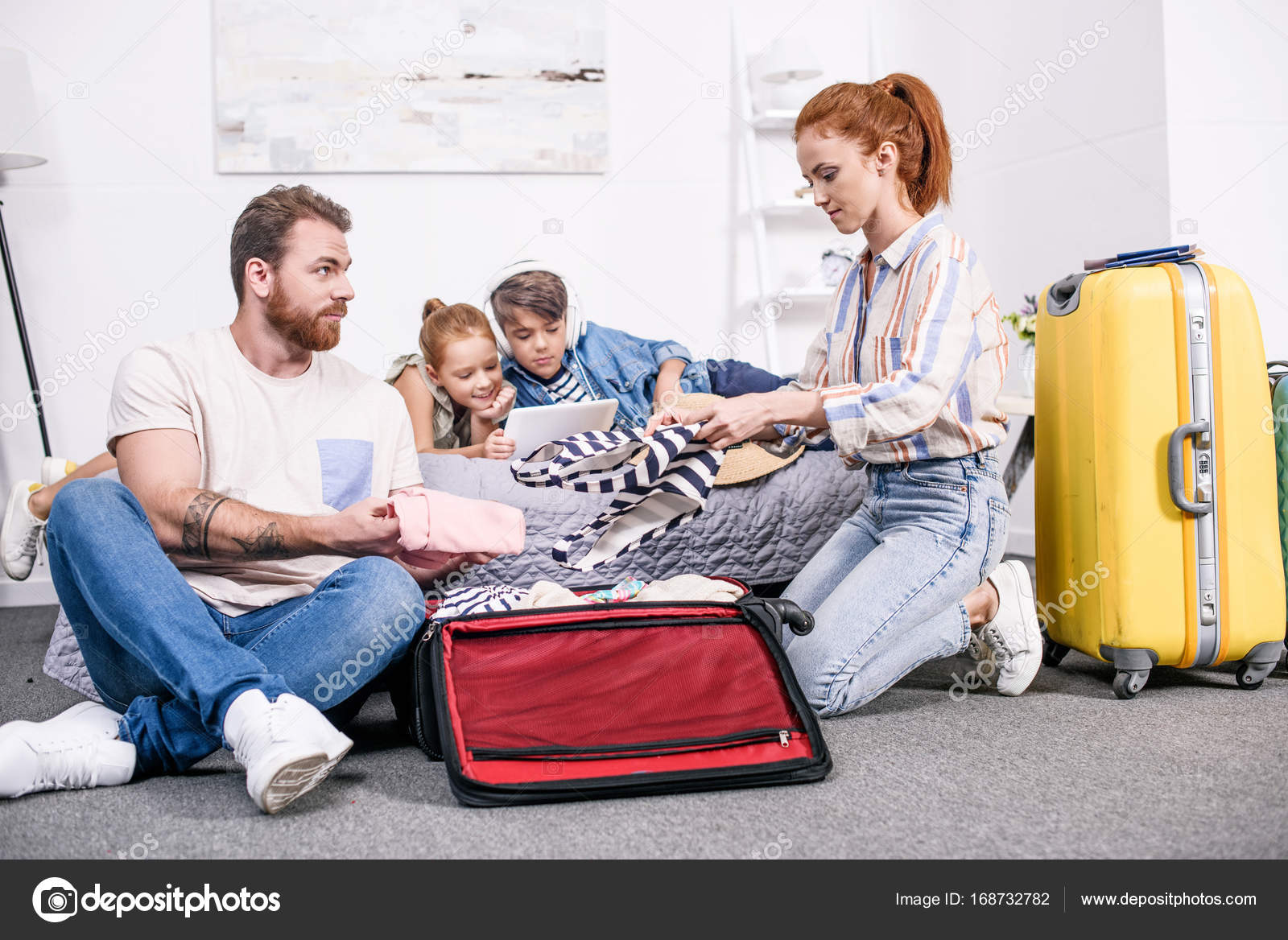 family luggage