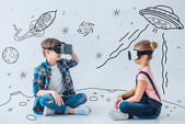 Gyerekek virtuális valóság Headsetek
