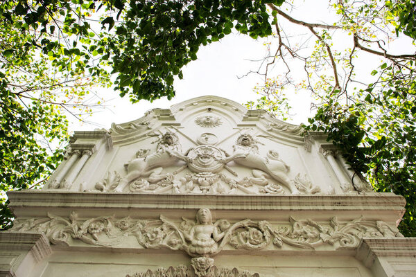decorated buddha temple