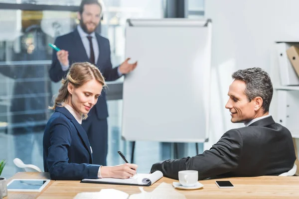 Lawyers having meeting in office — Stock Photo, Image