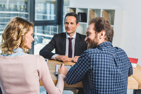 couple at lawyers office