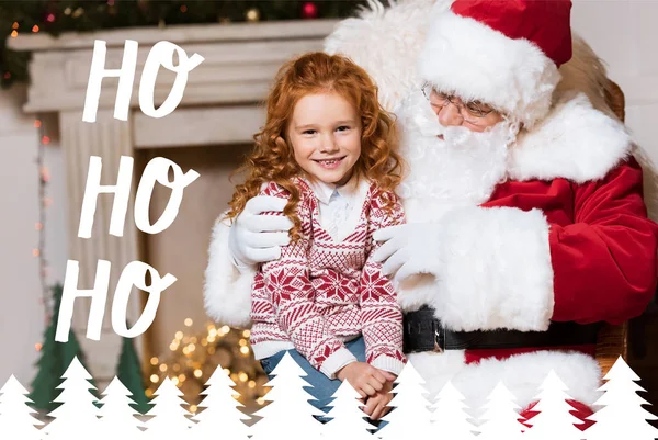 Санта Клаус і дитина — Безкоштовне стокове фото