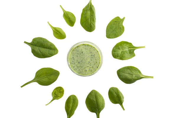 Frullato di spinaci freschi — Foto stock