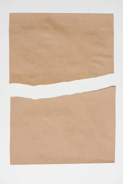 Ripped paper sheet — Stock Photo