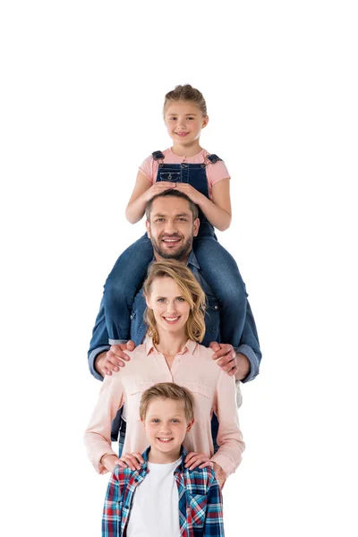 Familie verbringt Zeit miteinander — Stockfoto