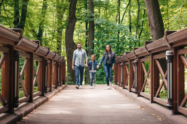 Interracial family spending time together — Stock Photo