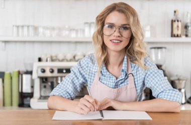 not defterinde yazılı barista