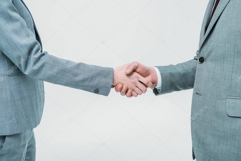 businesspeople shaking hands