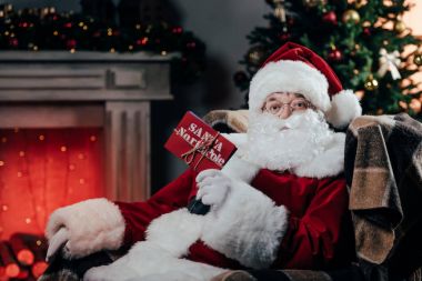 Noel Baba zarf ile