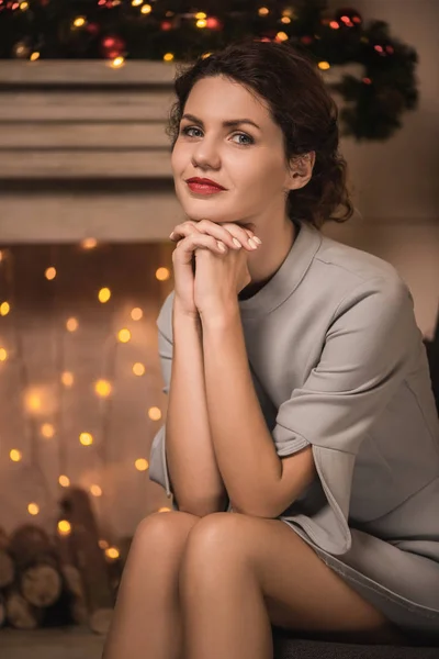 Mujer sonriente — Foto de Stock