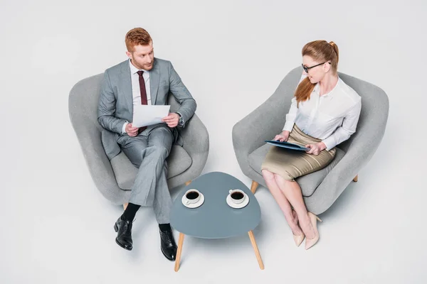 Colleagues on business meeting — Stock Photo