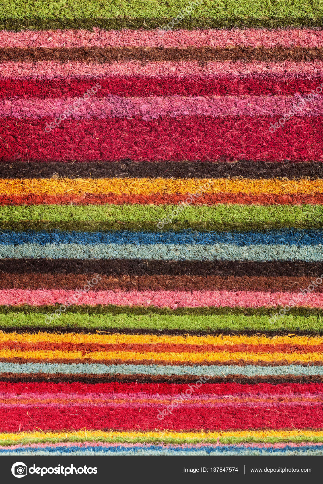 Depositphotos 137847574 Stock Photo Multi Colored Striped Carpet 