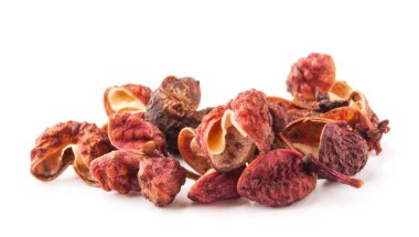 Sichuan biberi beyaz arkaplanda izole edilmiş