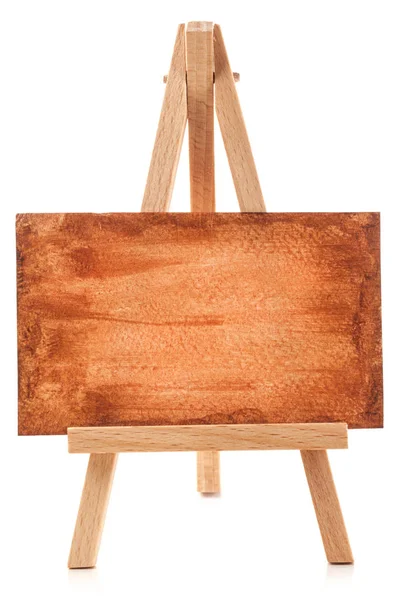 Small easel with blank paper — Stock Photo, Image