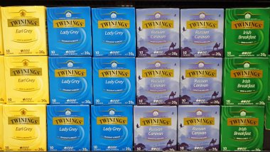 Twinings çay 20g paketleri (Rusya, İrlanda, Earl grey) görüntü bir bakkal'çeşitli.